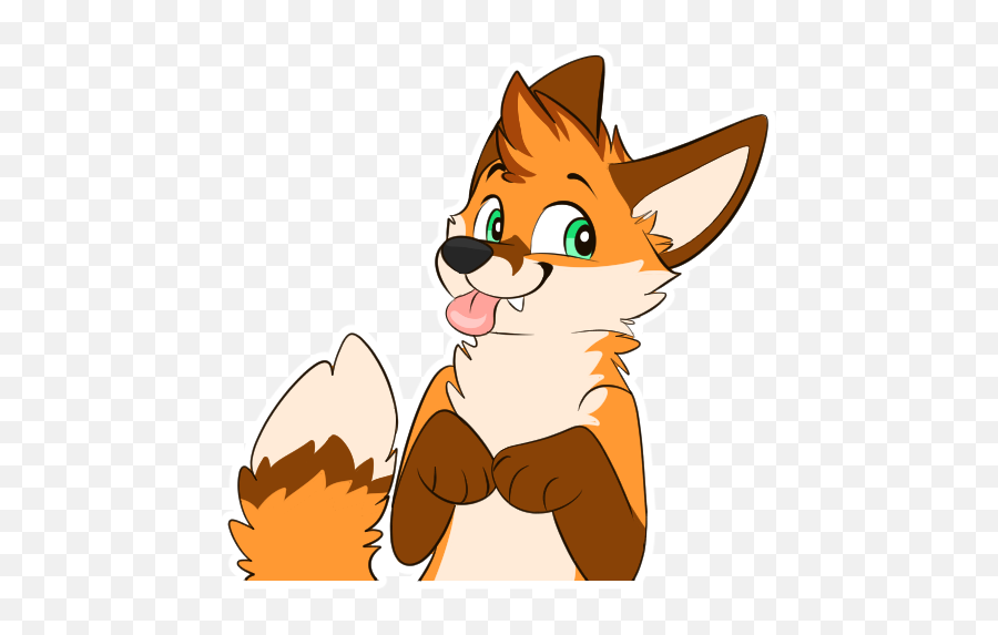 Furry Telegram Stickers - Pulexart Emoji,Cute Fox Emoticons