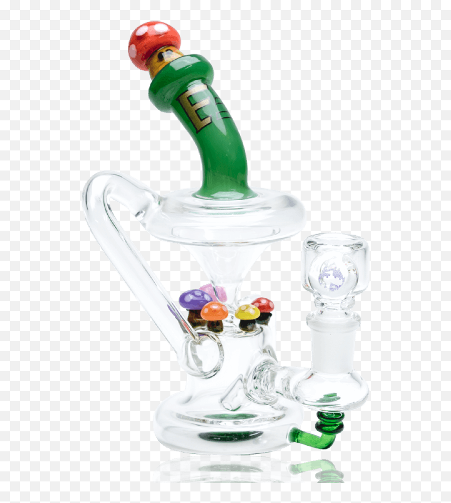 Empire Glassworks Illuminora Mushrooms Recycler Water Pipe W Emoji,Martini Emoji For Gmail
