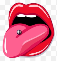 Taste Clipart Toung Taste Toung - Tongue And Lip Piercings Emoji,Toung Out Emoji