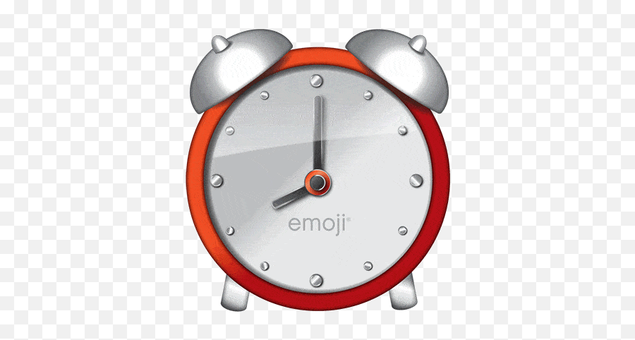 Alarm Clock Gif - Solid Emoji,Clock Emoji