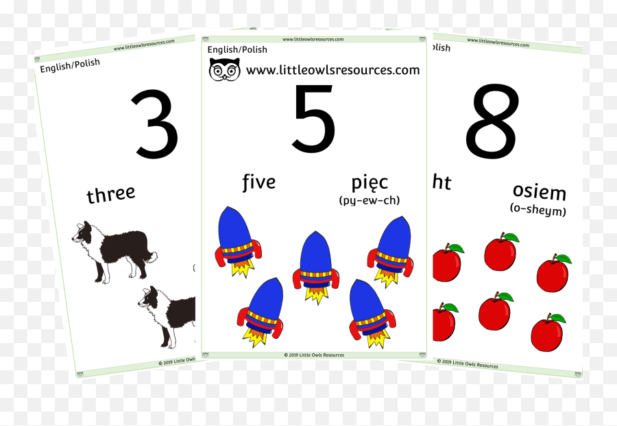 Free Polishenglish Dual Language Printable Early Yearseyfs - Numbers In German Printable Free Emoji,Emotion Flash Cards For Kids