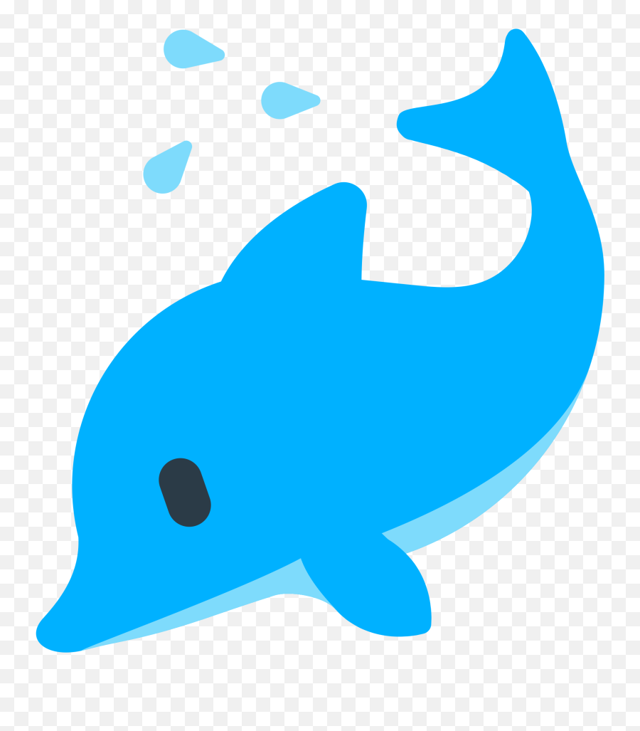 Fxemoji U1f42c - Dolphin Emoji Png,Blue Fish Emoji