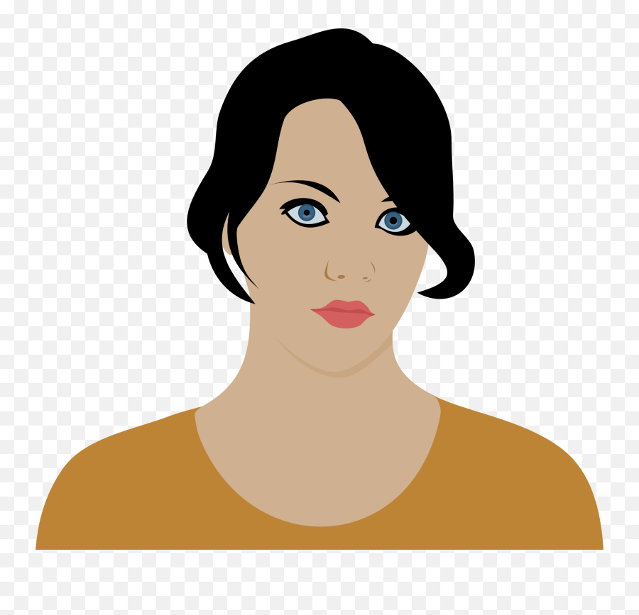 Serius Gambar Vektor - Unduh Gambar Gratis Pixabay Woman Face Clipart Emoji,Emoticon Cemberut