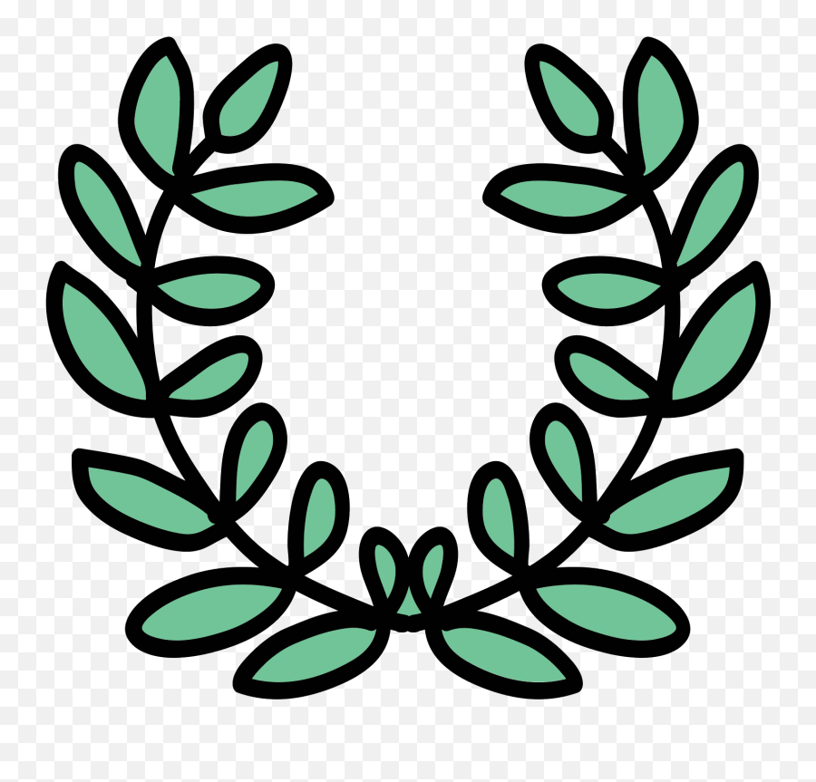 Laurel Wreath Icon - Coroa De Louros Emoji,Christmas Reef Emoji