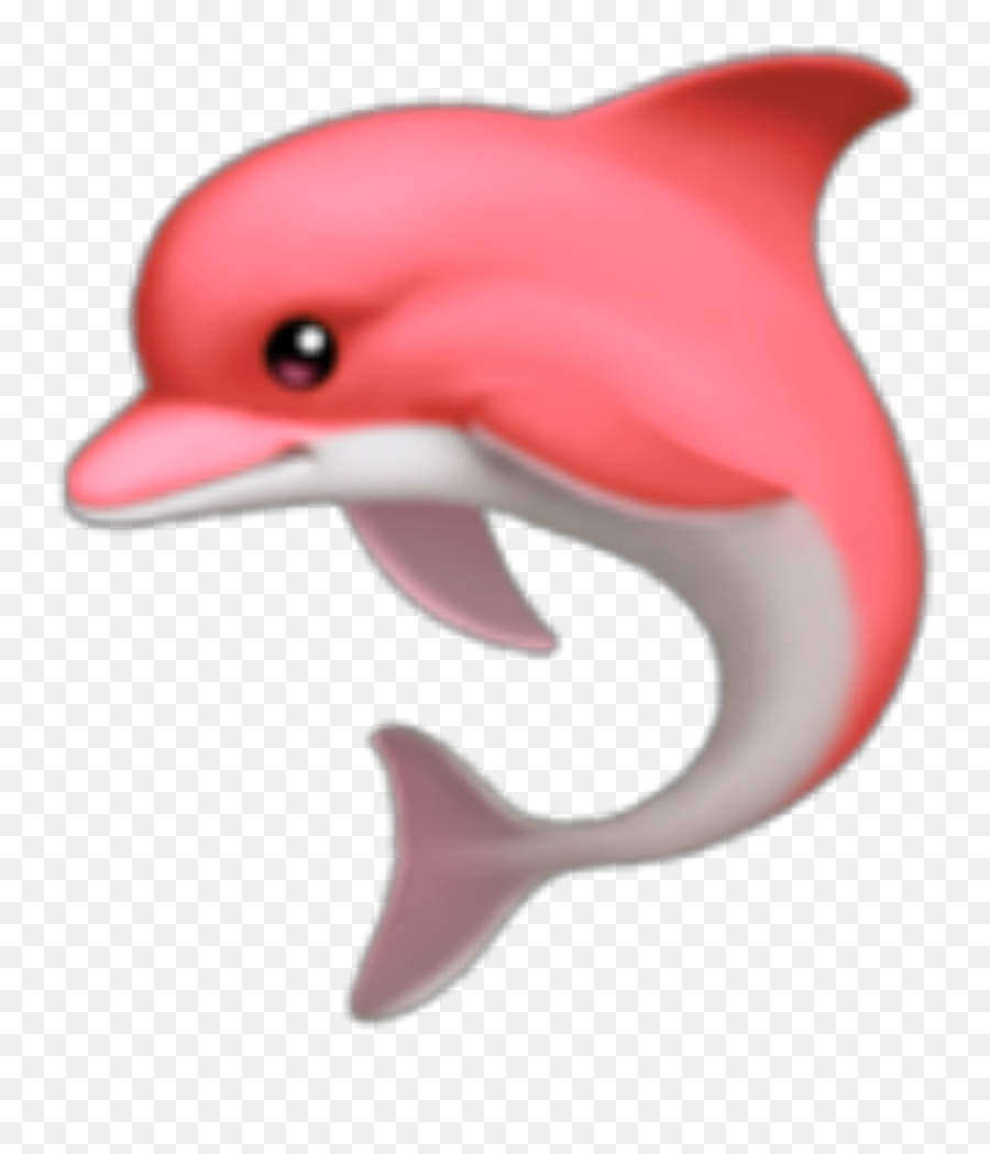 Emoji Dauphin Rose Pink Pastel Remix,Dolphin Emoji