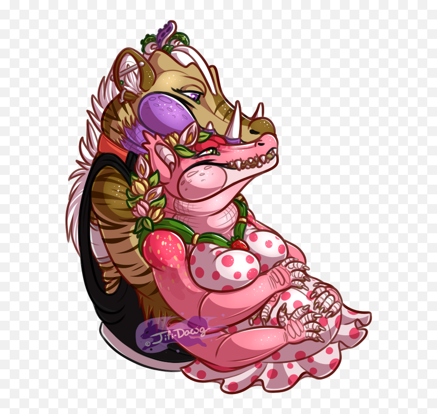 Vixie - Pregnant Crocodile Girl Cartoon Emoji,Cuttlefish Emotions
