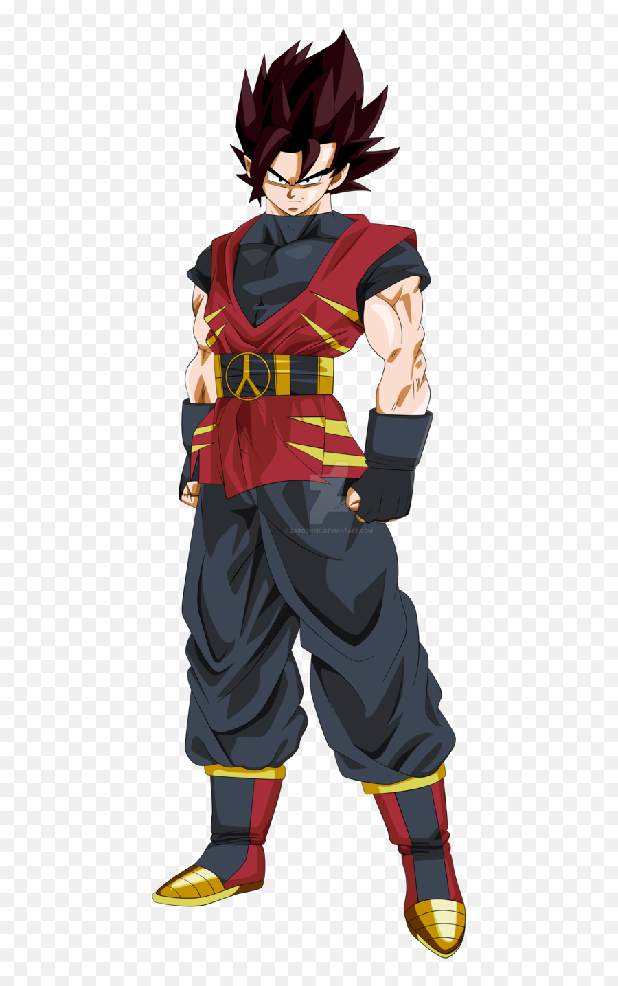 Son And The Rose - Dragon Ball Super Male Oc Emoji,Kaioken Attack Emoticon