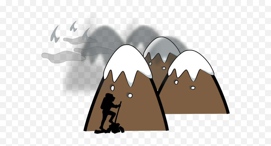 Brown Mountain With Sky And Clouds Png Svg Clip Art For Web - Language Emoji,Nikki Bella Emoji