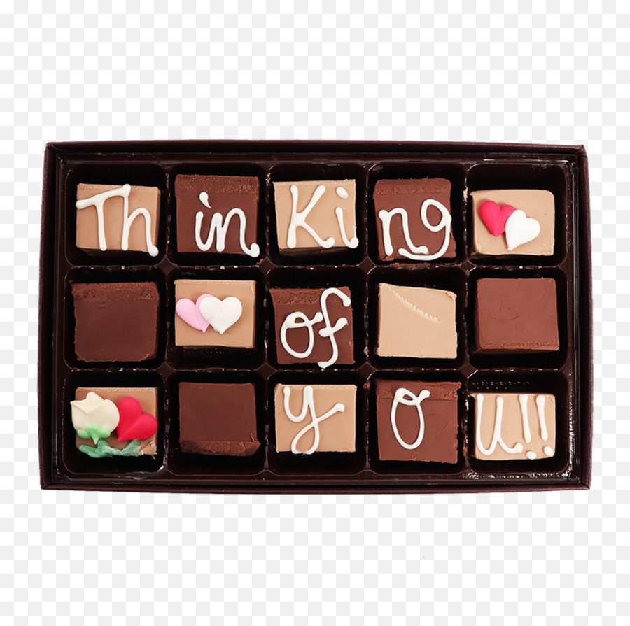 Thinking Of You Medium Swiss Fudge Box - Bonbon Emoji,Sweet Emotion Custom Van