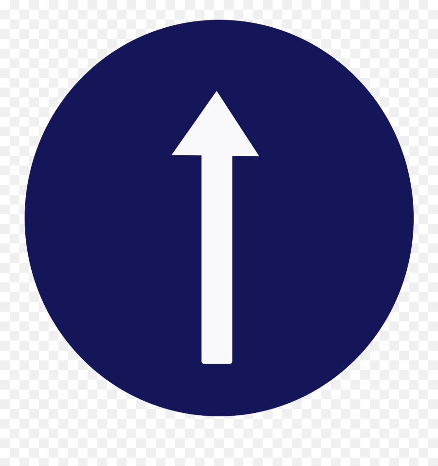 Download Free Photo Of Straightarrowsigntoproad Sign - Compulsory Ahead Only Traffic Sign Emoji,Bollywood Movie Names With Emoticons