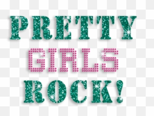Green Pink Pretty Girls Rock Iron - Dot Emoji,The Rock Emotion Printable