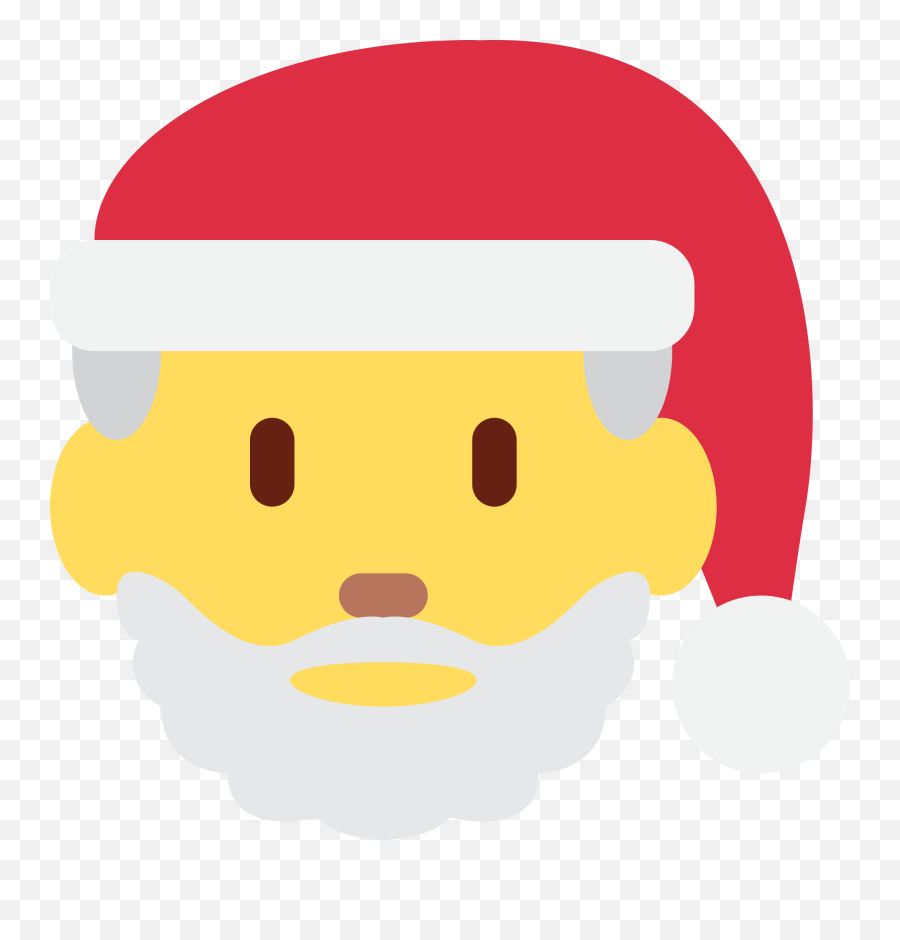 Santa Claus Emoji - Twitter Santa Emoji,Emoji De Santa Claus