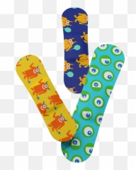 Welly Kids Bravery Badges Monsters 48 Bandages - Dot Emoji,Cell Phone And Money Band Emoji Game