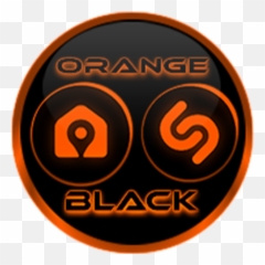 Updated Flat Black And Orange Icon Pack Free Android App - Language Emoji,Why Are Emojis Flat In Nougat
