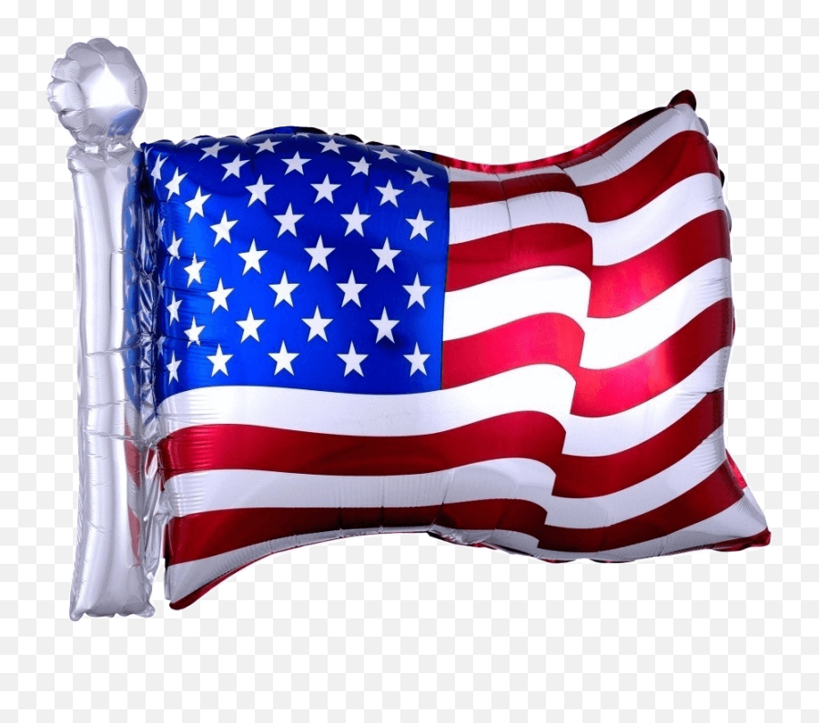 American Flag Usa 27u2033 Foil Balloon - Flag Day Emoji,American Flag Facebook Emoji
