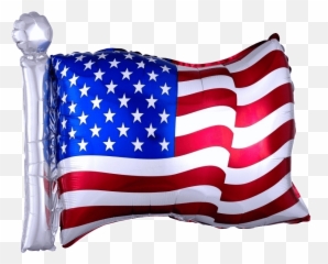 American Flag Usa 27u2033 Foil Balloon - Flag Day Emoji,American Flag Facebook Emoji