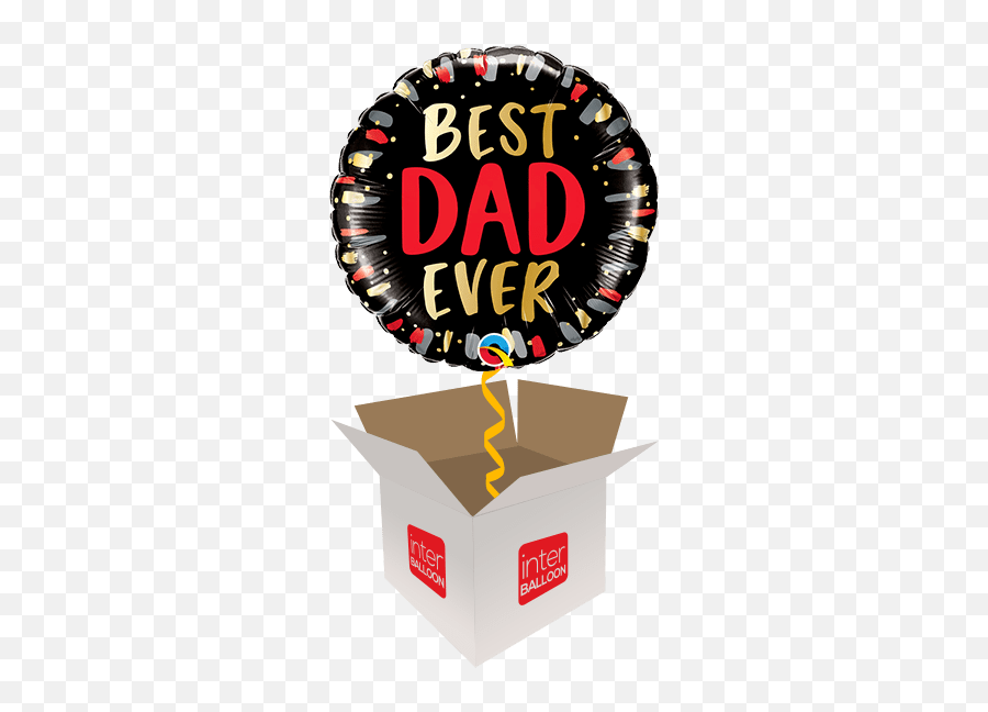 Day Helium Balloons Delivered In The Uk - Ballon Best Dad Ever Emoji,Awesome Dad Emojis