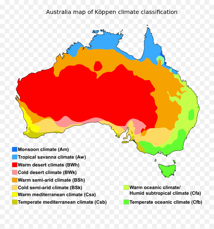 Tropical Savanna Climate - States Australia Map Emoji,Temperature Maps For Each Emotion