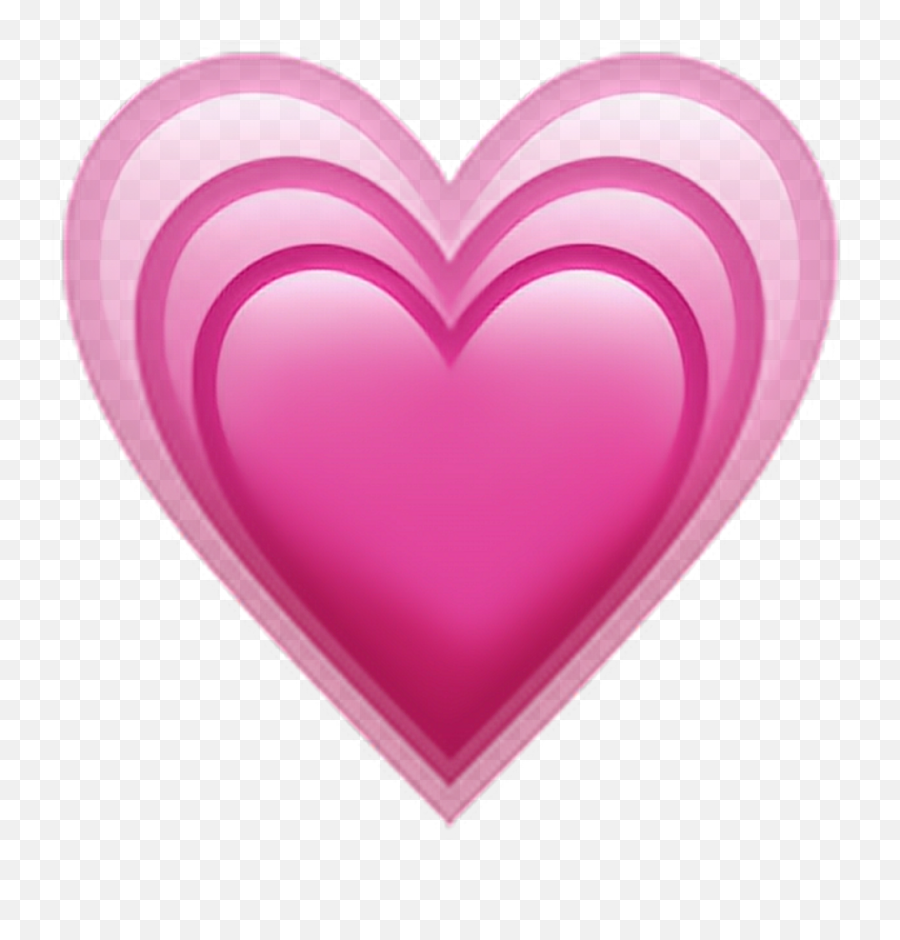 Transparent Heart Emoji Iphone - Heart Emoji,Iphone Emojis Hearts No Backround