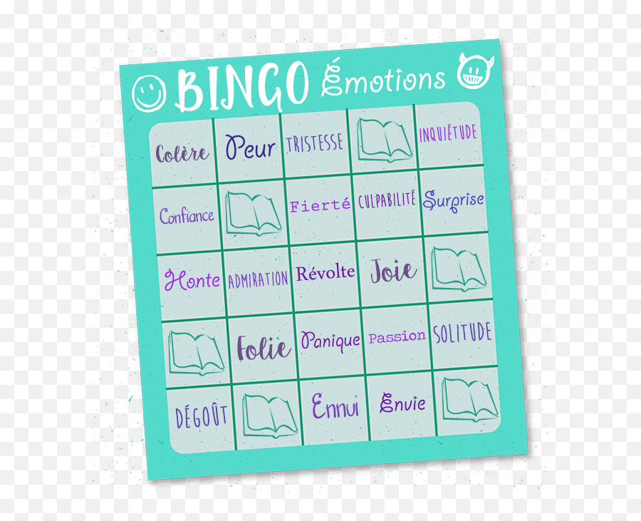 Challenge Bingo Émotions - Forum Littéraire De Booknode Dot Emoji,Sommet D'une Emotion