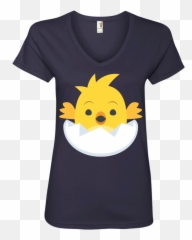 Chick Hatching Emoji Ladies V - Star Wars Llamas,)v Emoticon