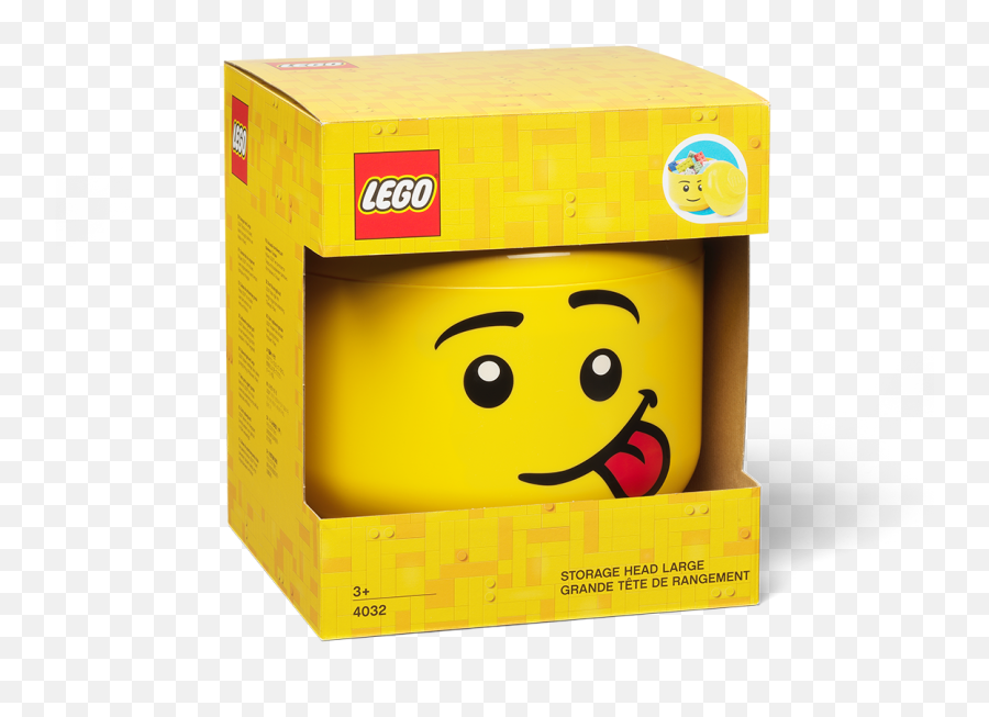 Storage Head U2013 Large Silly 5006955 Other Buy Online At The Official Lego Shop Us Emoji,Large Like Emoticon