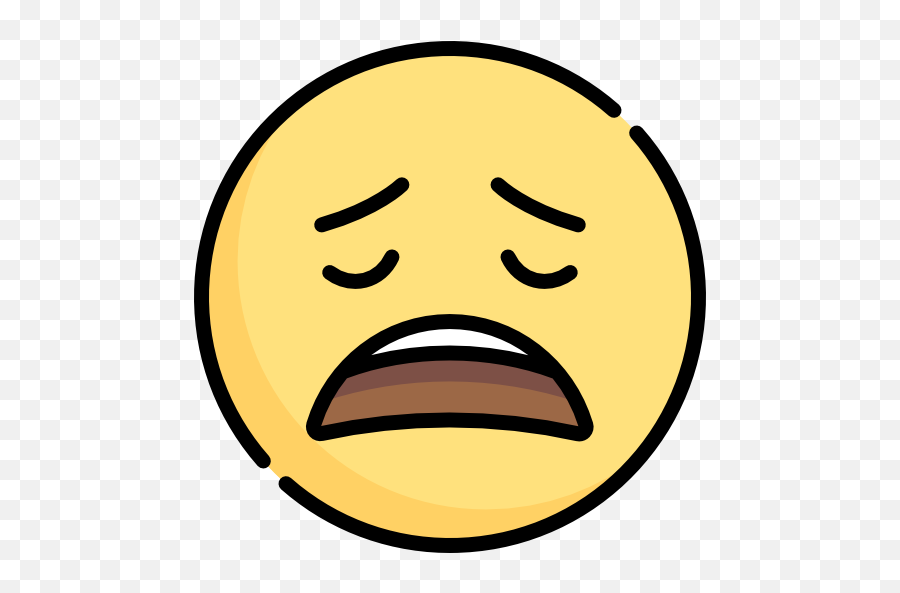 Disappointed - Free Smileys Icons Emoji,Disappointed Tongue Out Emoticon