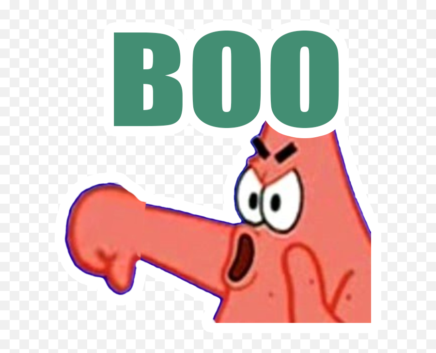Patrick Boo Discord Emoji,Patrick Star Emoji