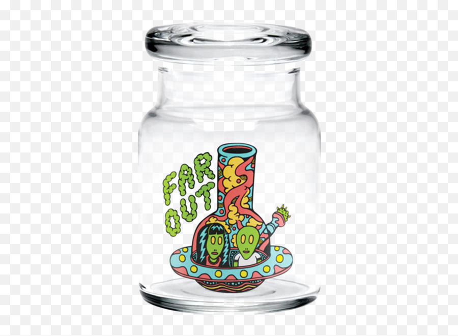 420 Science Killer Acid Far Out Pop Top Jar Emoji,Far Out Emoji
