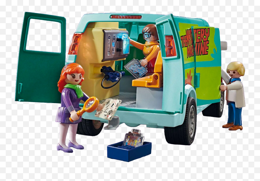 Scooby Doo Mystery Machine With Fred Daphne And Velma - Scooby Doo Playmobil Emoji,Alien Emoji Shirts