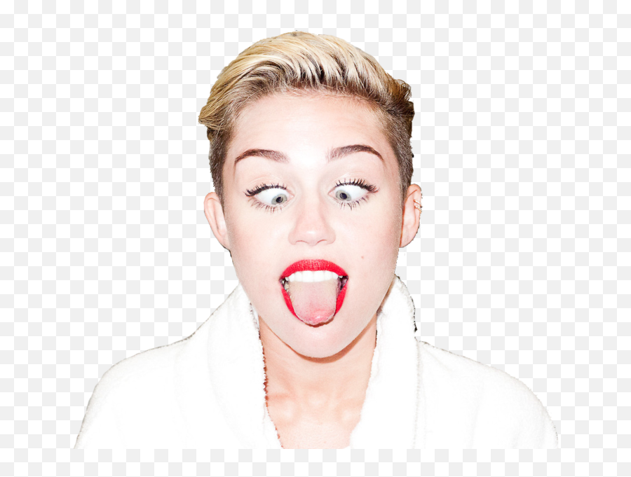 Miley Cyrus - Miley Cyrus Face Png Emoji,Miley Cyrus Emoji