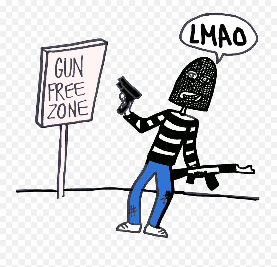 Gun - Free Zones Do Not Work Opinion Jackcentralorg Emoji,Lmao Emoticon Text