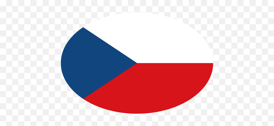 Vector Country Flag Of The Czech Republic - Oval Vector Emoji,Pan Flag Emoji