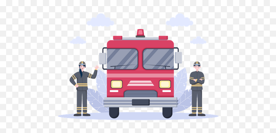 Firefighters Icon - Download In Line Style Emoji,Fire Truck Emoji