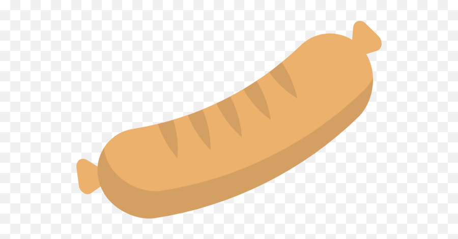 Roast Intestine Meat Sausage Vector - Knackwurst Emoji,Sausage Emoji