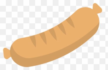 Roast Intestine Meat Sausage Vector - Knackwurst Emoji,Sausage Emoji
