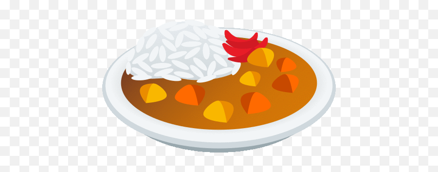 Curry Rice Food Gif - Curry Emoji,Curry Emoji