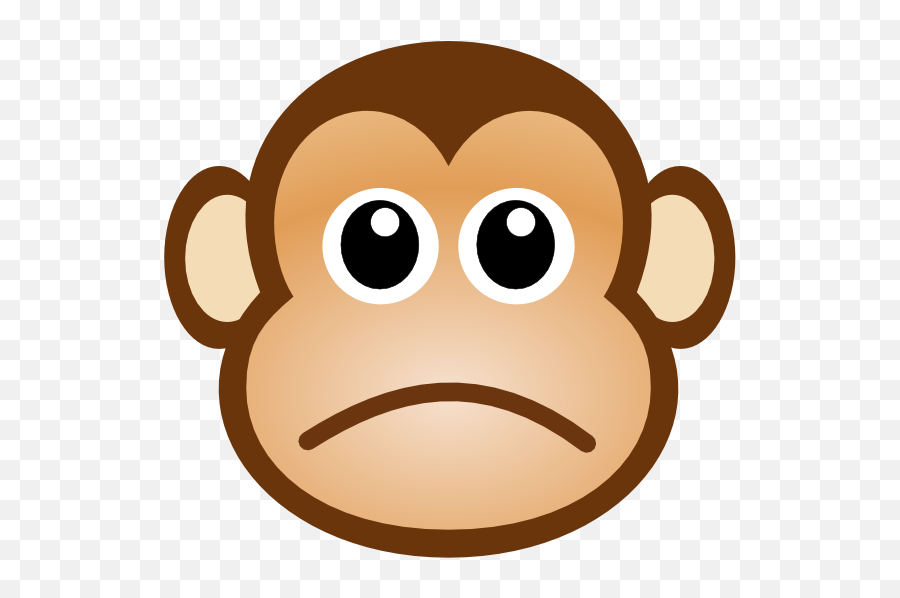 Clipart Monkey Hand Clipart Monkey Hand Transparent Free - Animal Faces Lipart Black And White Emoji,Monkey Emoji Gif