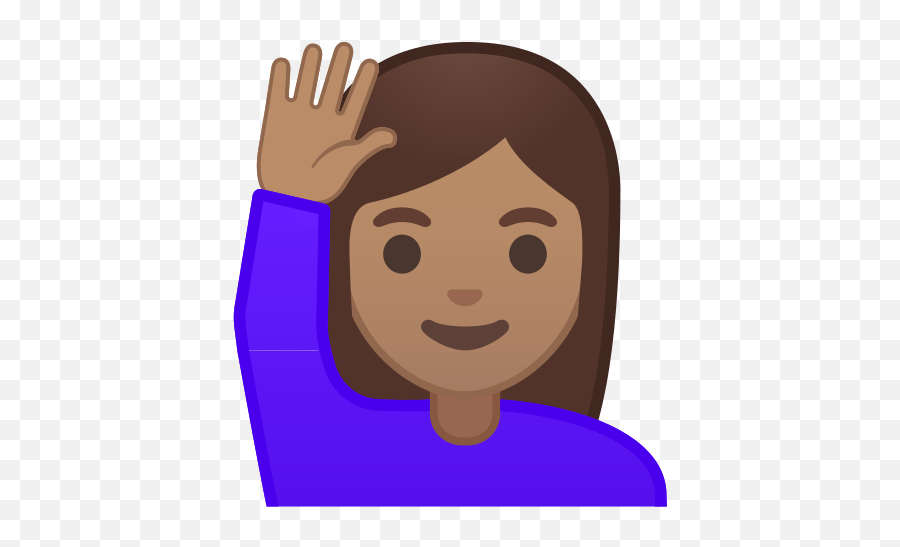 Woman Raising Hand Emoji With - Asbury Park,Raising Hands Emoji