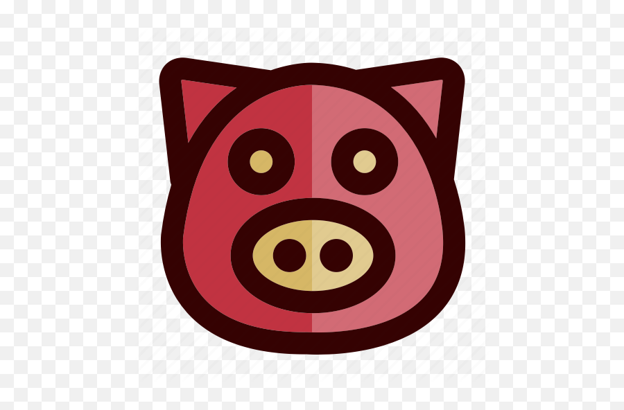 Chinese Chinese New Year Farm Lunar Pig Piggy Pork Icon - Download On Iconfinder Awantura O Kas Emoji,Pig Emoji Shirt