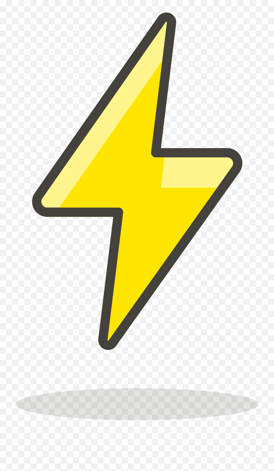 High Voltage Emoji Clipart - High Voltage Sign Emoji,Lightning Bolt Emoji
