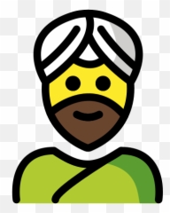 Man With Turban - Turban Emoji,What Emojis Mean To Guys