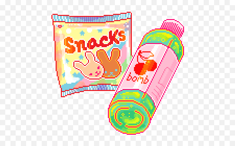 Snacks Clipart Png - Kawaii Snack Png Emoji,Pixel Emoji Tumblr