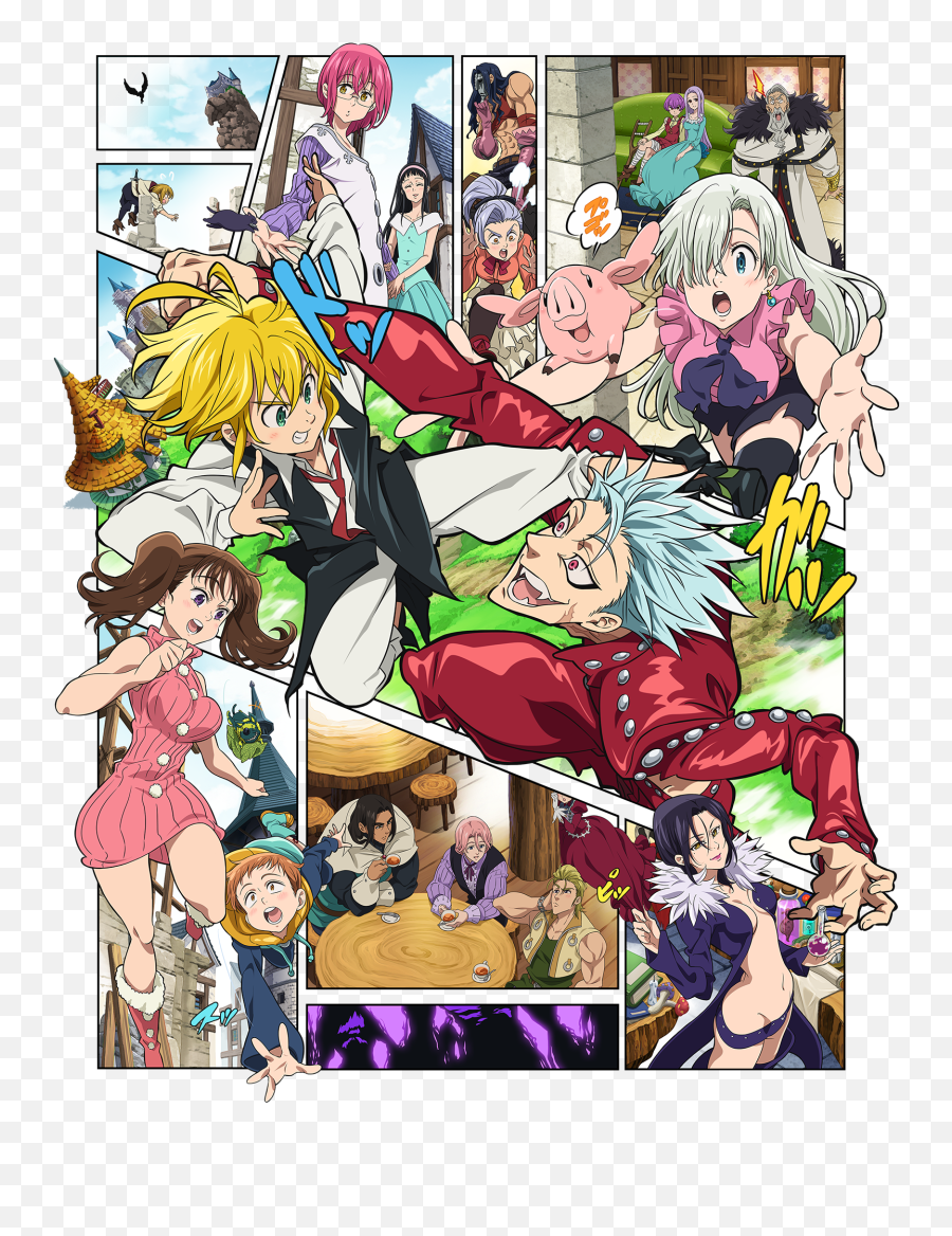 Deadly Sins Episodes - Seven Deadly Sins Signs Of Holy War Emoji,Meliodas Emotions