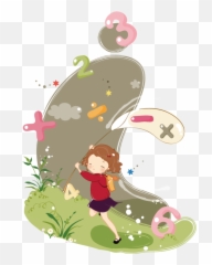 Mq Girl Running School Numbers Sticker - Mathematics Emoji,Girl Running Emoji