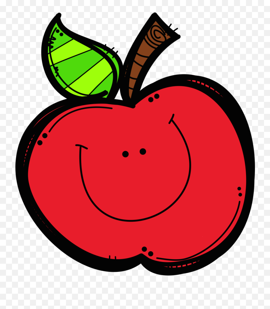 Cute Apple Clip Art Free Clipart Images 2 2 - Clipartix Cute Apple Clipart Emoji,Apple Laughing Emoji