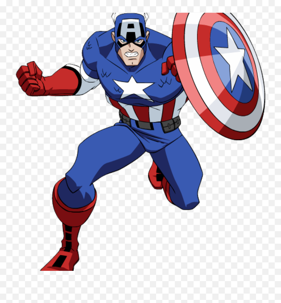 Superhero Clipart Free Ba Superhero - Avengers Mightiest Heroes Captain Emoji,Captain America Emoji