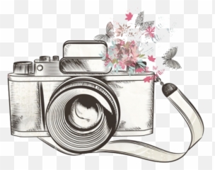 Cute Camera Sticker - Vintage Vector Camara Png Emoji,Emoji Camera Stickers