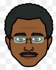 Male Black Man Bitmoji - Full Rim Emoji,Indian Man Emoji