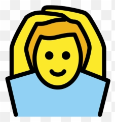 Man Gesturing Ok Emoji - Hände Auf Kopf Clipart,Android Ok Emoji